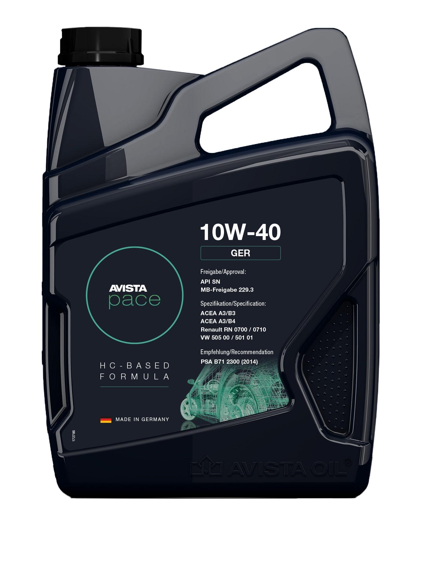 AVISTA PACE GER SAE 10W-40